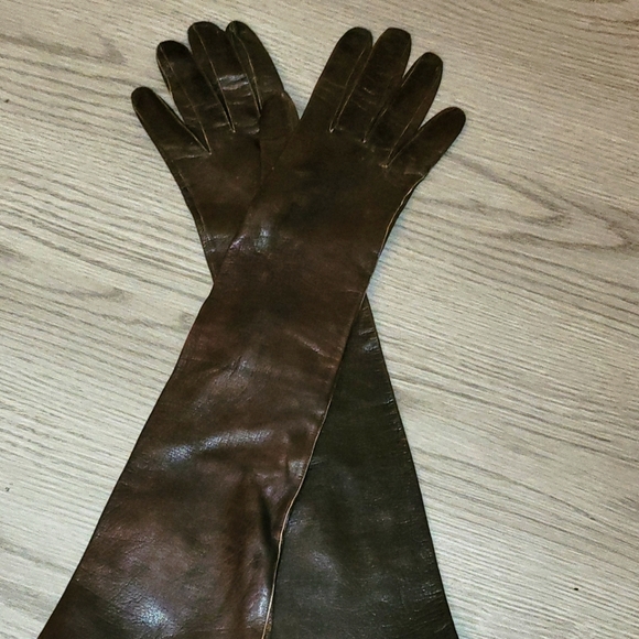 None Accessories - Vintage small leather gloves size 6 1/2 soft supple